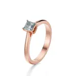 Pierścionek z różowego złota z diamentami AJPZ_080